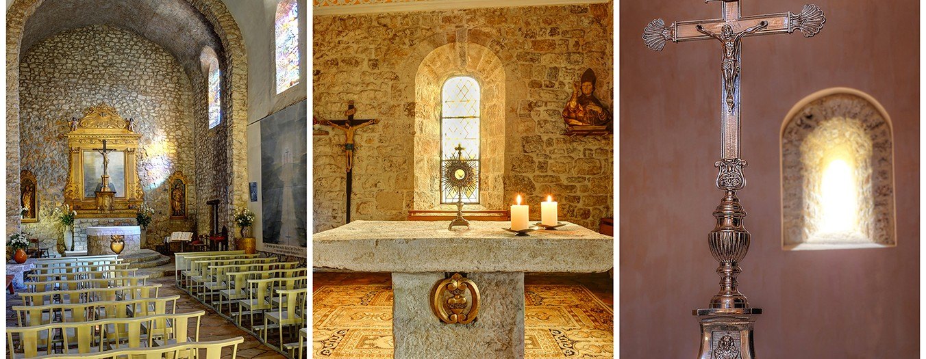 Photos HDR des églises de Roquefort, Opio, Le Rouret et Chateauneuf